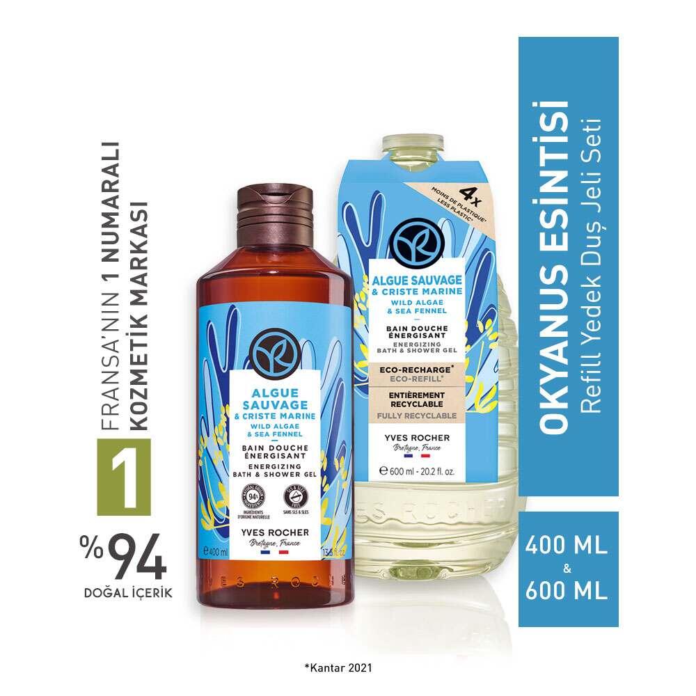 Okyanus Refill Shower Gel Set - Eco-Friendly Moisturizing Shower Products with Recycled Plastic Packaging