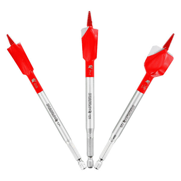 Diablo DSPD4910-S3 3 pc Demo Demon™ Spade Bit Set for Nail-Embedded Wood (3-Pieces)