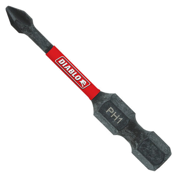 Diablo DPH12B 2" #1 Phillips Drive Bit (Bulk)