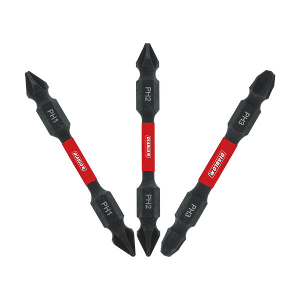 Diablo DDEPH225B 2-3/8" Double-Ended Phillips Drive Bit (Bulk)
