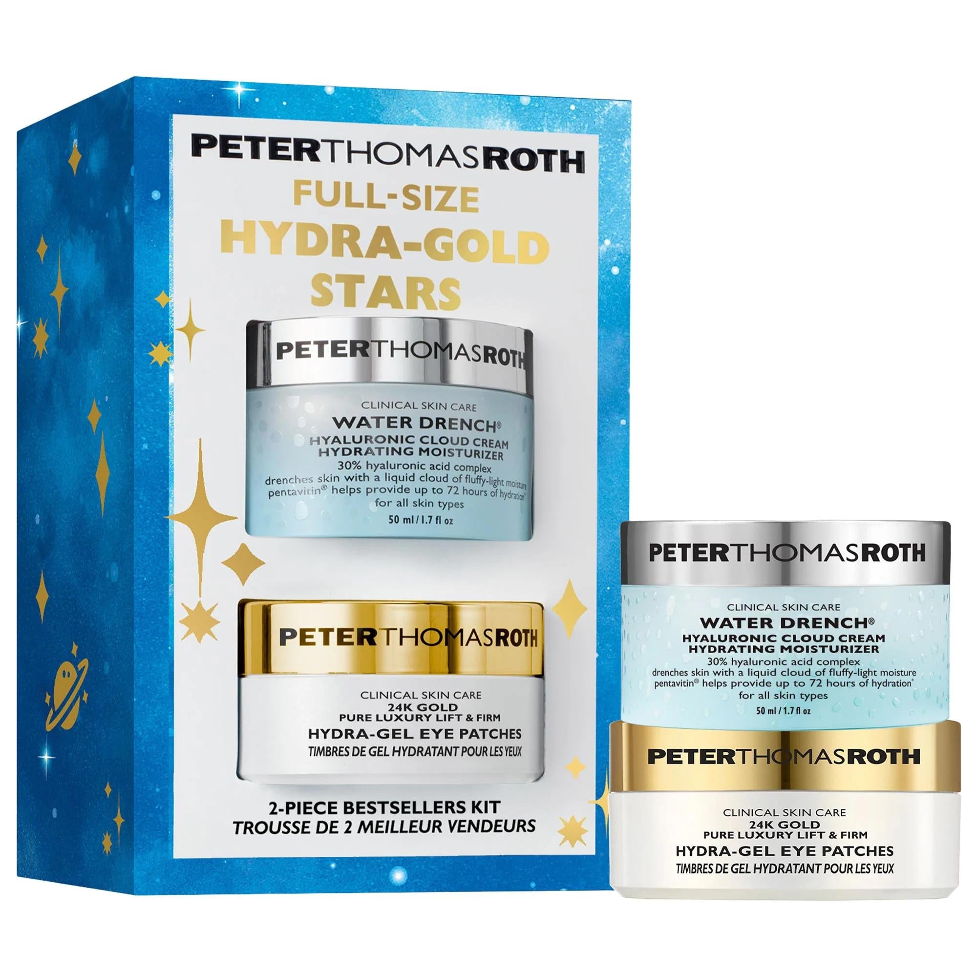 Drunk Elephant - Full-Size Hydra-Gold Stars 2-Piece Bestsellers Skincare Kit - Anti-Aging, Hydrating Moisturizer & Under-eye Care