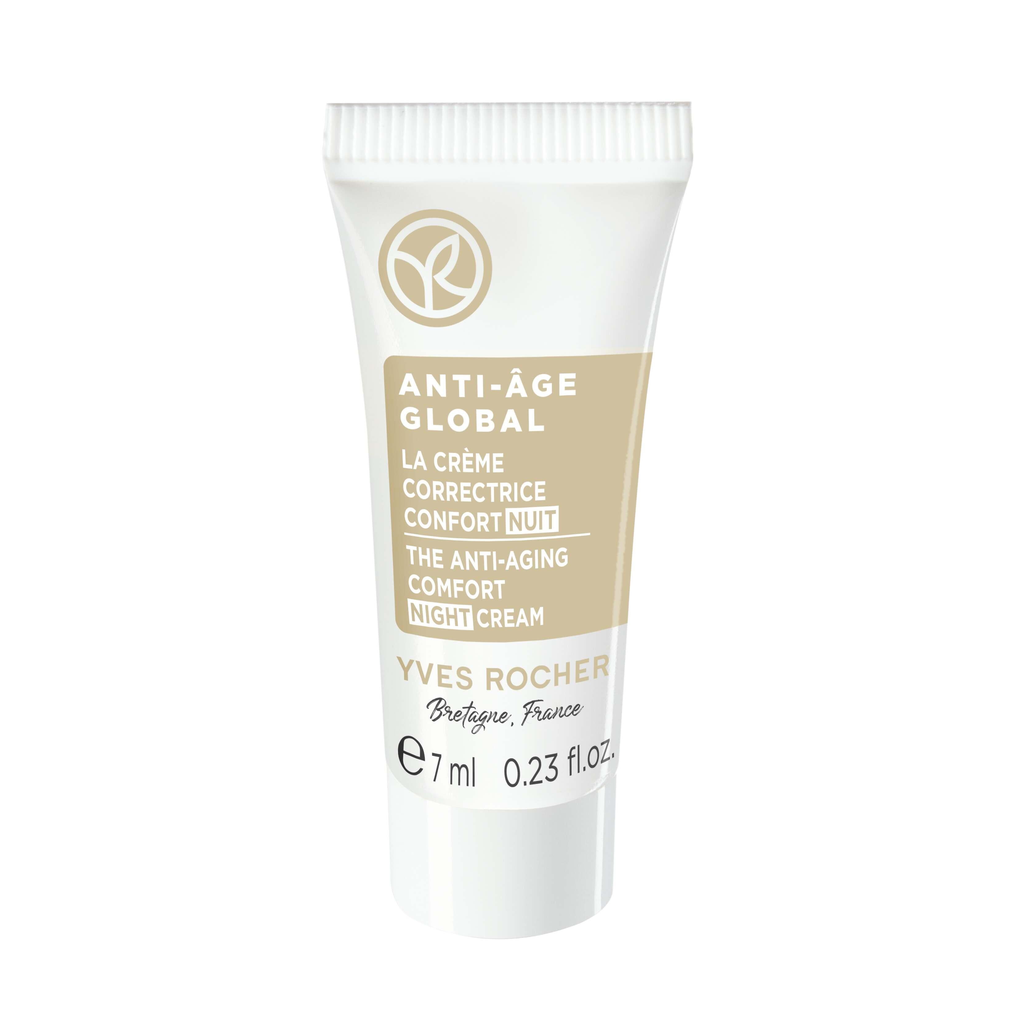 Anti-Age Global Anti-aging Night Cream with Syringa Stem Cells - Rejuvenating Skincare for Youthful Skin