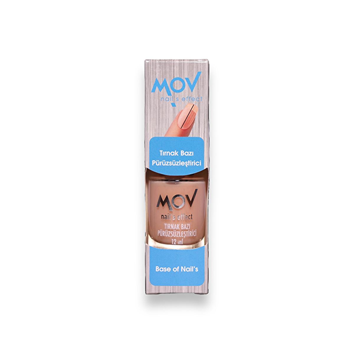 Mov Nail Smoother - 12ml, Enhances Long-Lasting Nail Polish Results