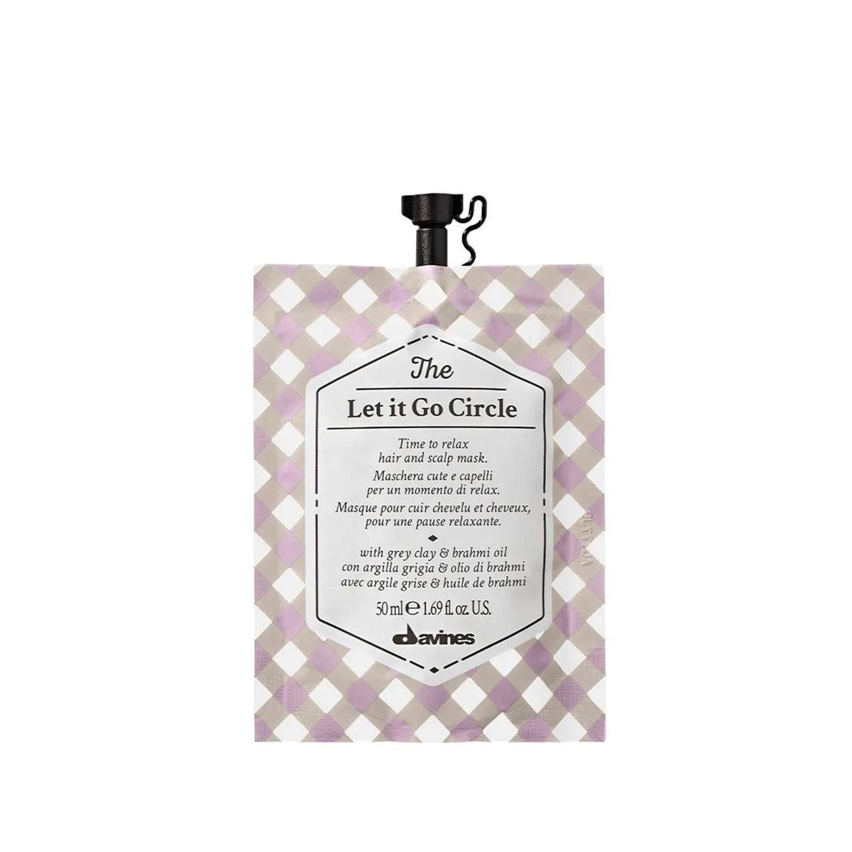 Davines The Let It Go Circle Relaxing Hair Mask - 50ml Nourishing Treatment for Dry or Damaged Hair