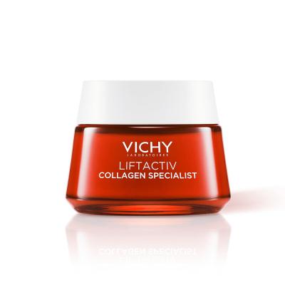 Vichy LiftActiv Collagen Specialist: Anti-Aging Face Cream - Reduce Wrinkles, Boost Skin Elasticity with Hyaluronic Acid & Vichy Thermal Water