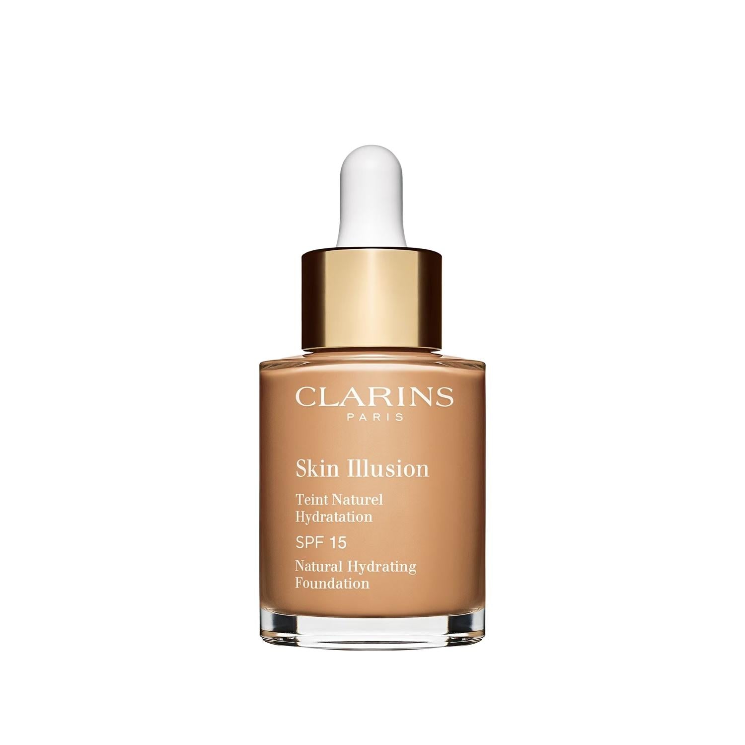 Clarins Skin Illusion: SPF 15 Moisturizing Foundation - Achieve Natural, Radiant Skin (30ml)