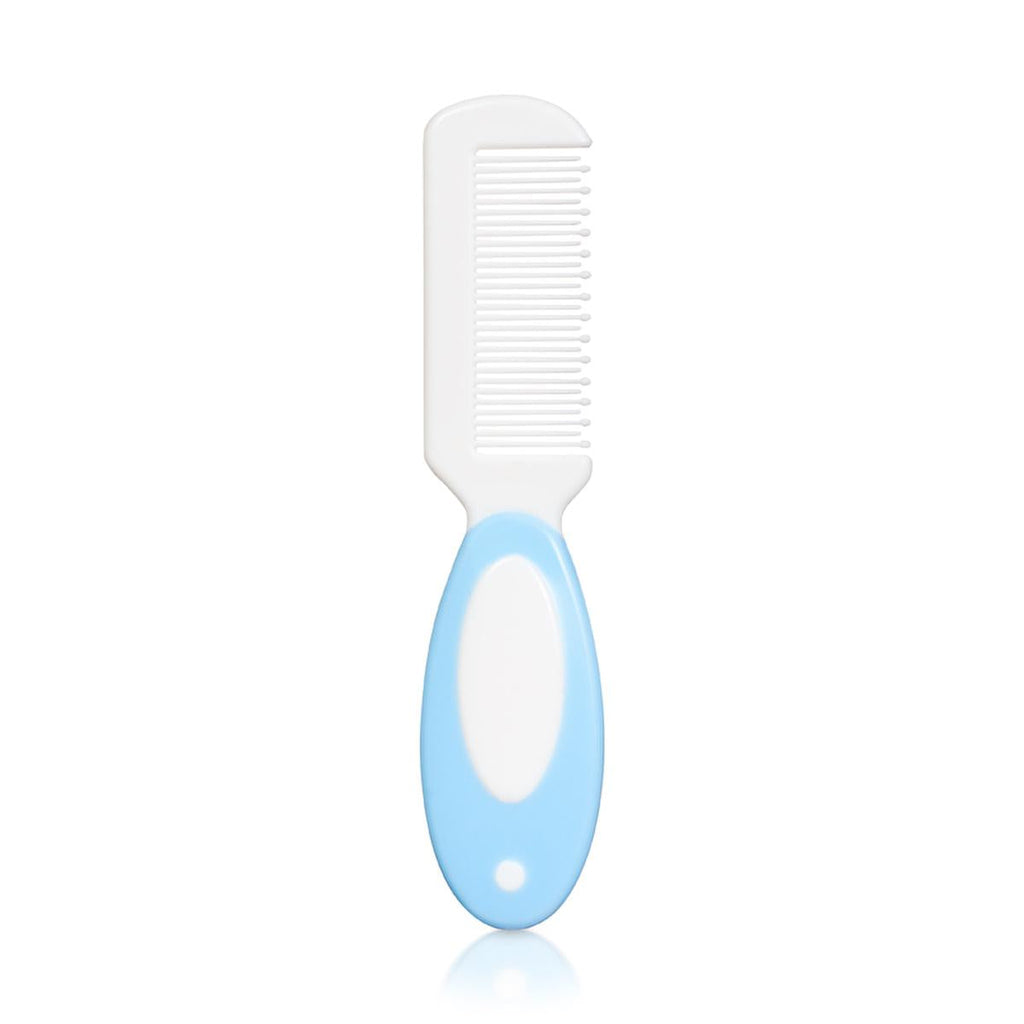 Eklips Baby Hair Brush and Comb Set - Natural Bristle Brush & Round-Tipped Comb for Gentle Infant Hair Care