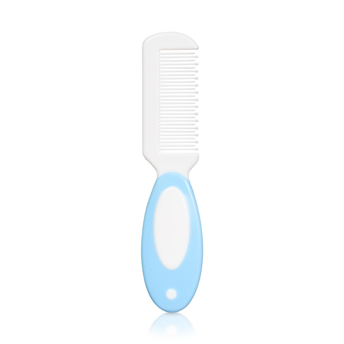 Eklips Baby Hair Brush and Comb Set - Natural Bristle Brush & Round-Tipped Comb for Gentle Infant Hair Care