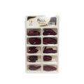 Sisa Profesyonel Bordo Plastik Takma Tõrnak - Artificial Nails for Professional Nail Enhancement