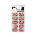 Sisa Professional Plastic Artificial Nails - Rose Pink, Durable & Easy to Apply