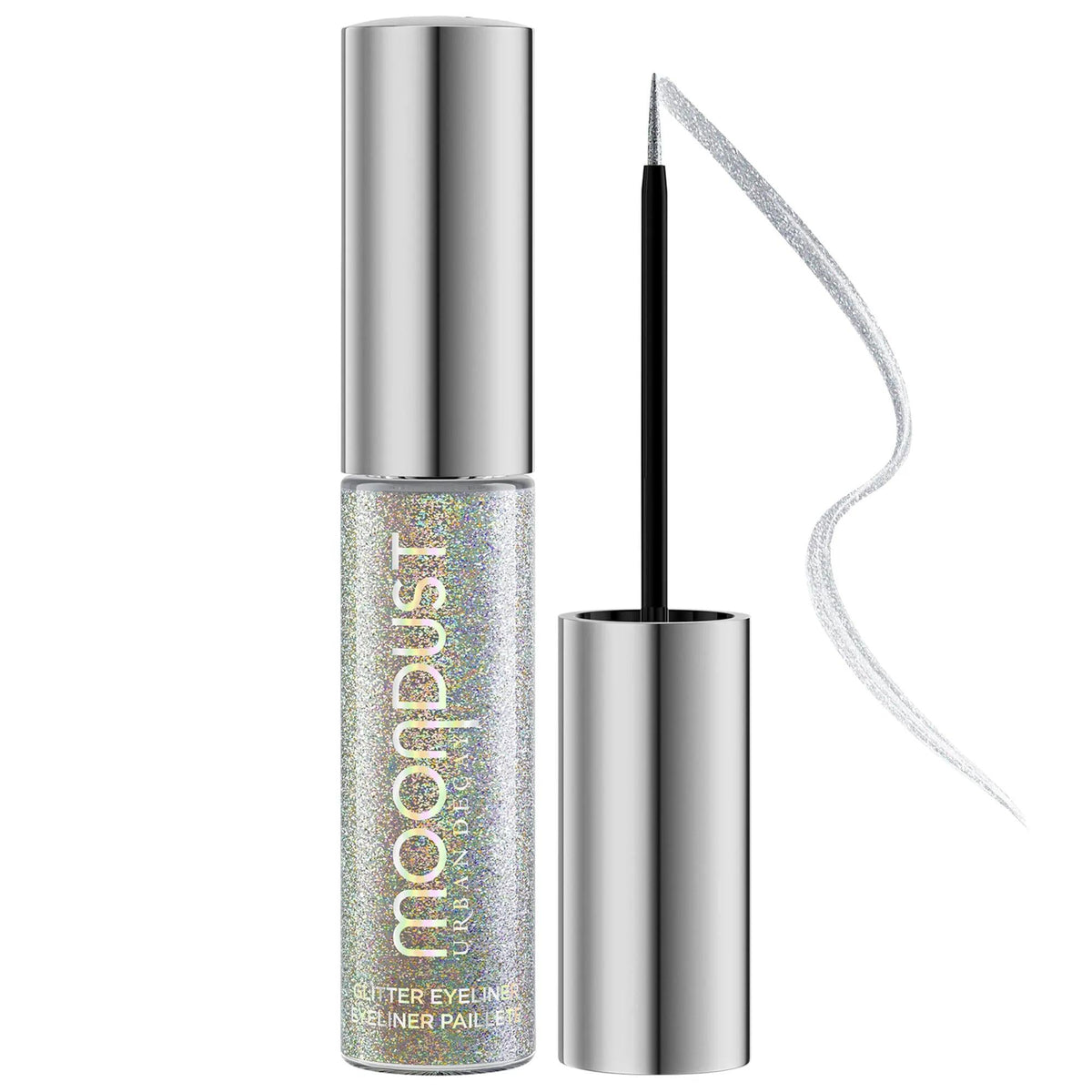 Moondust Liquid Glitter Eyeliner: Vegan, Cruelty-Free Shimmer Eyeliner for High-Impact Sparkle - Long-Lasting, Water-Based Formula