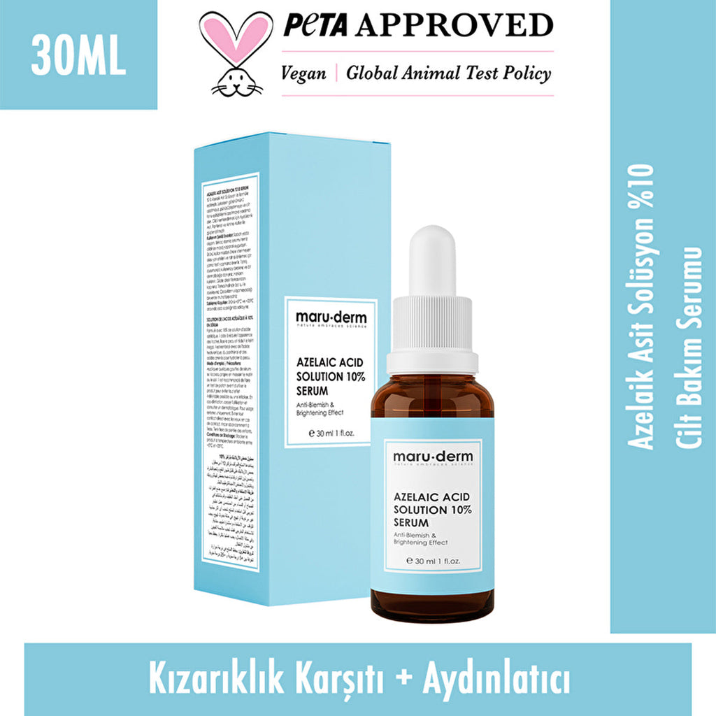 Azelaic Acid 10% Skin Brightening Serum - 30ml | Maruderm
