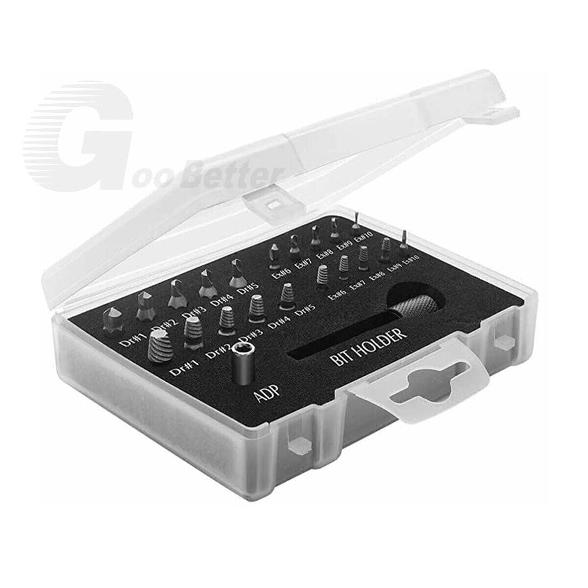 22Pcs Damaged Screw Extractor Speed Out Drill Bits Tool Set Broken Bolt Remover