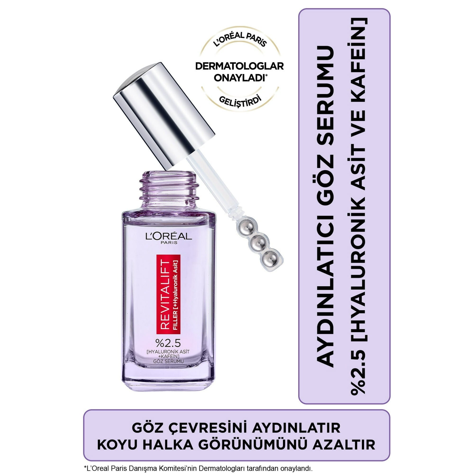 Loreal Revitalift Lighting Eye Area, Dark Ring Reduces Eye Serum 20ml