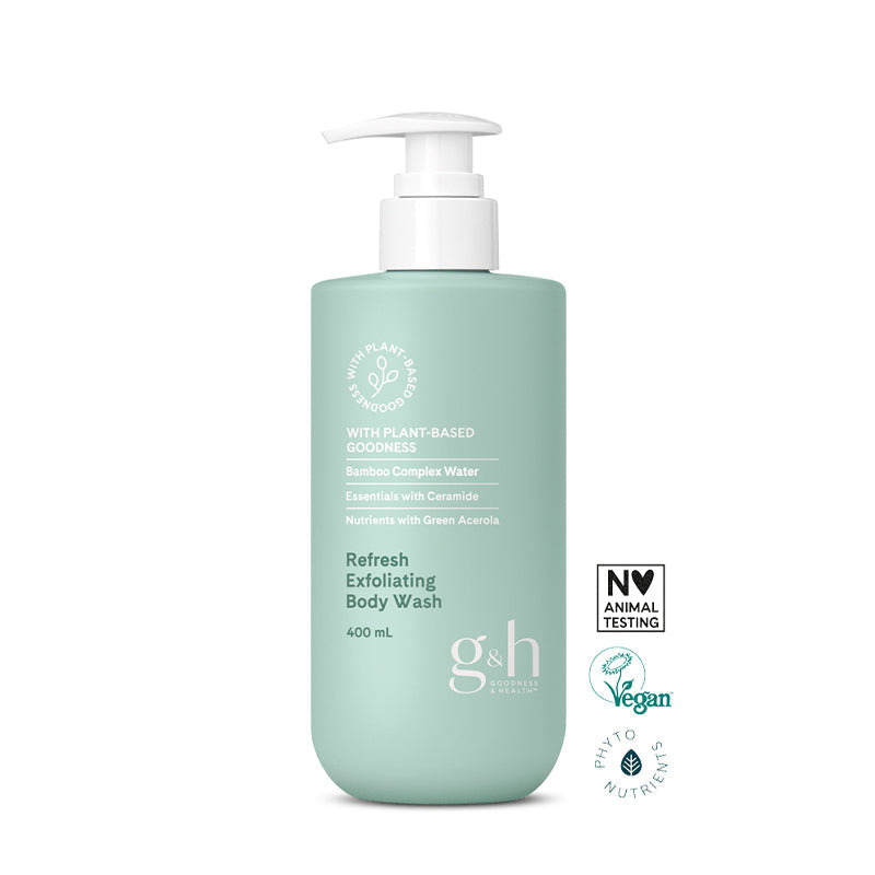 G&H Refresh Exfoliating Body Wash, 400 ml