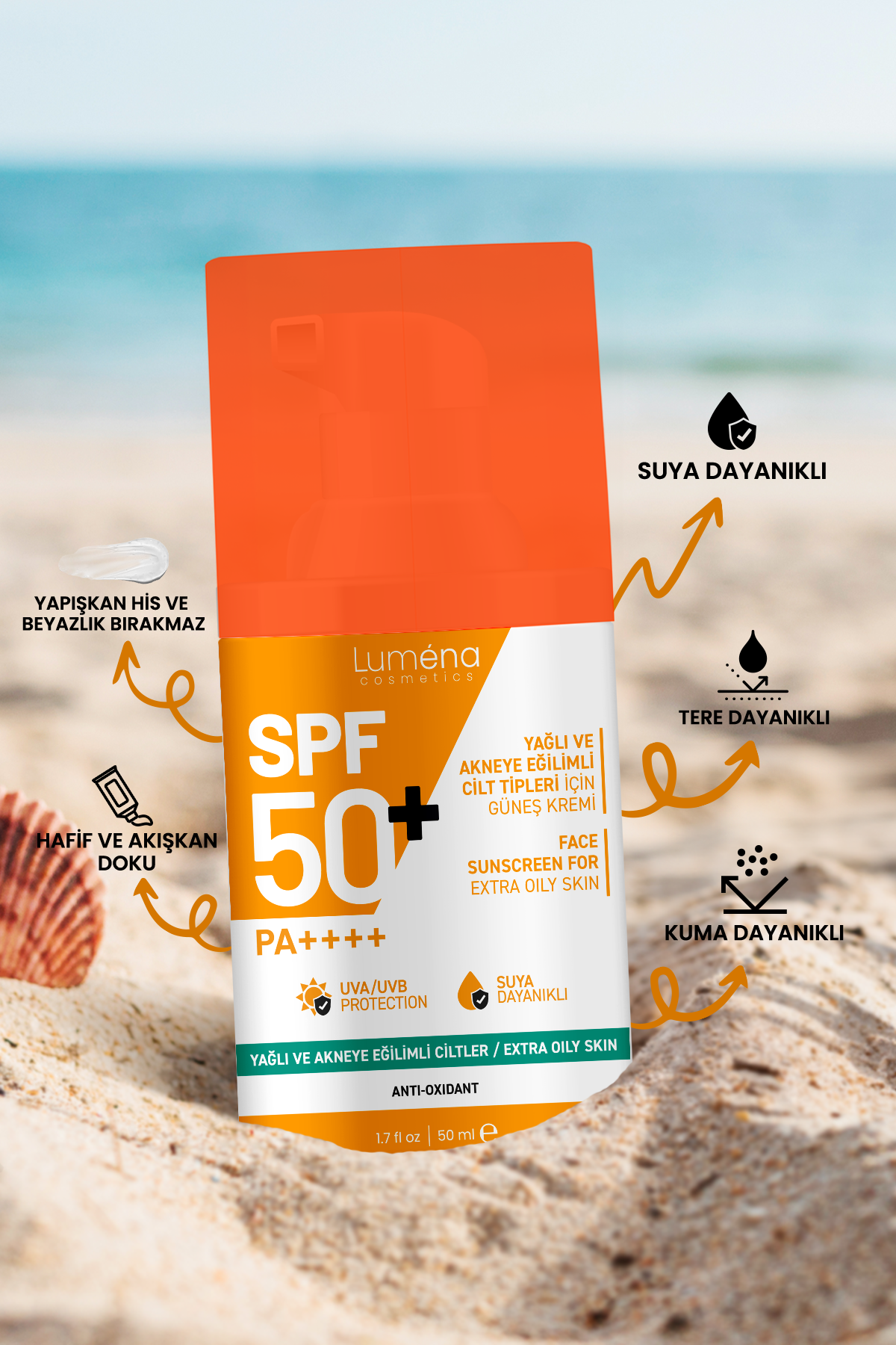Lumena SPF50+ Acne-Prone Skin Sunscreen 50 ml