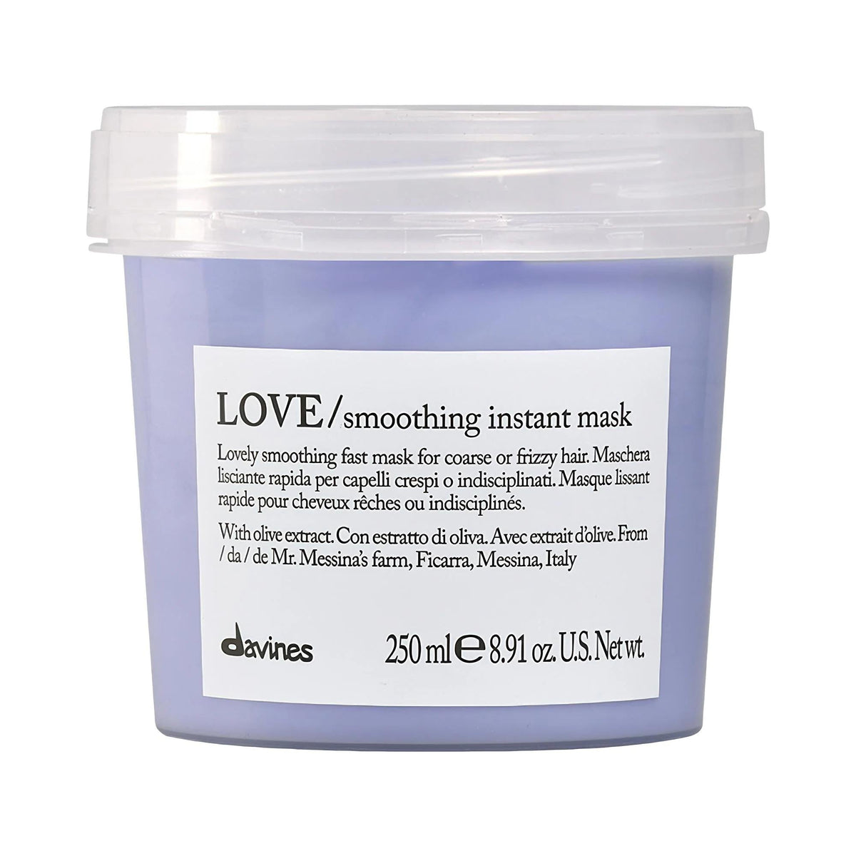 LOVE Instant Hair Mask for Frizzy Hair - 30-Second Smoothing, Vegan & Sulfate-Free