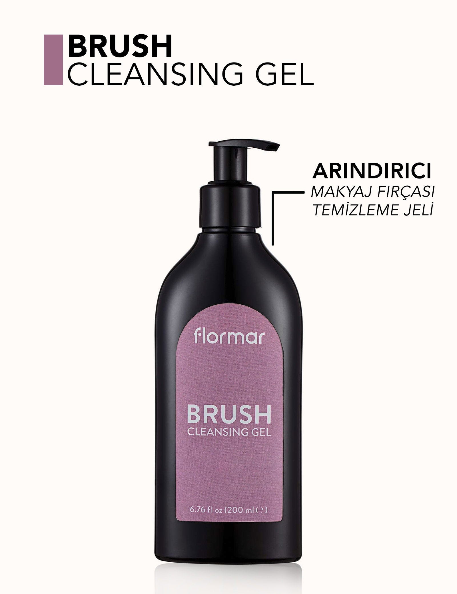 Flormar Purifying & Softening Makeup Brush Cleansing Gel 150ml