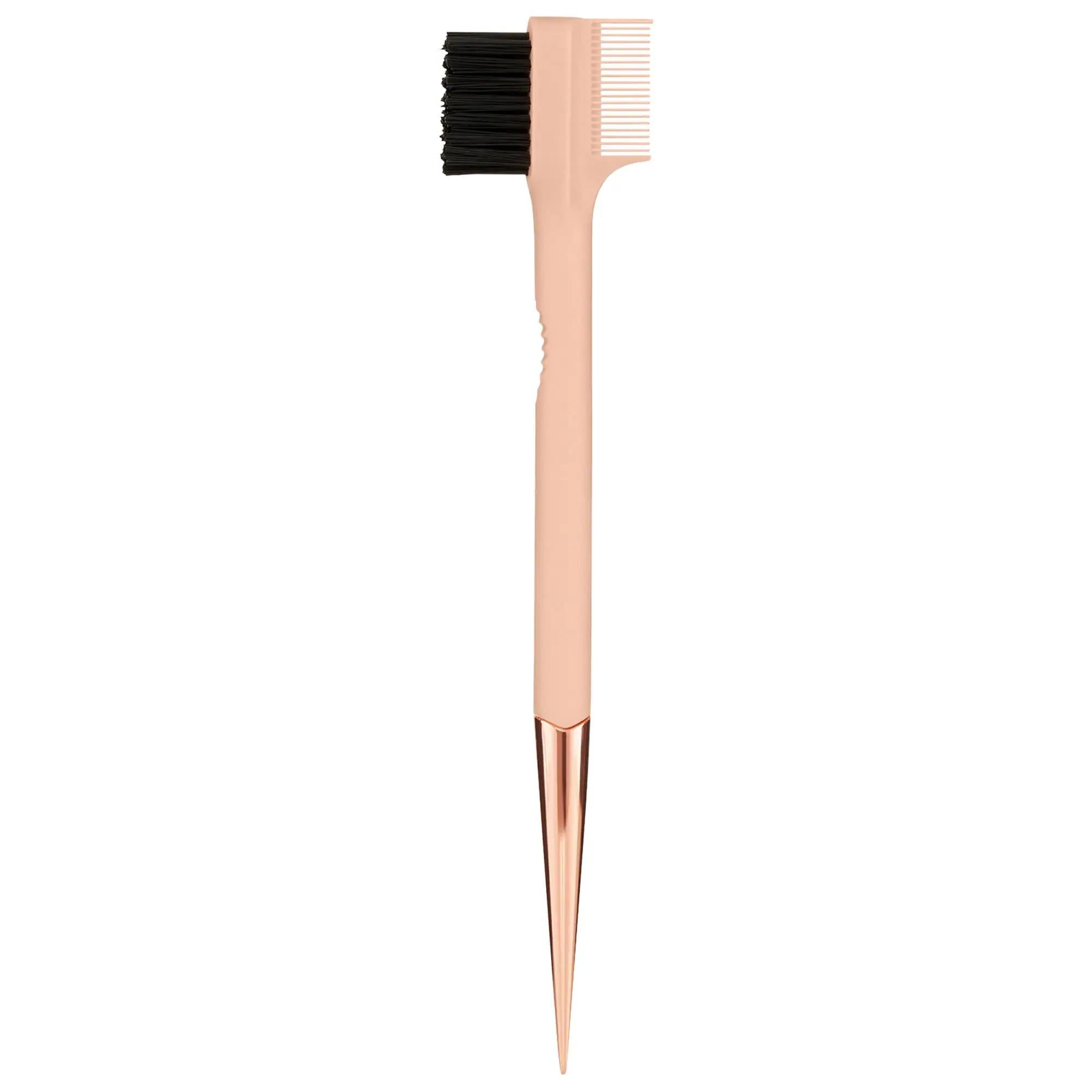 The Sidestick 3-in-1 Edge Styling Tool: Vegan Bristle Brush, Detangling Comb, & Precision Chrome Tip for Perfect Edges & Hair Parting