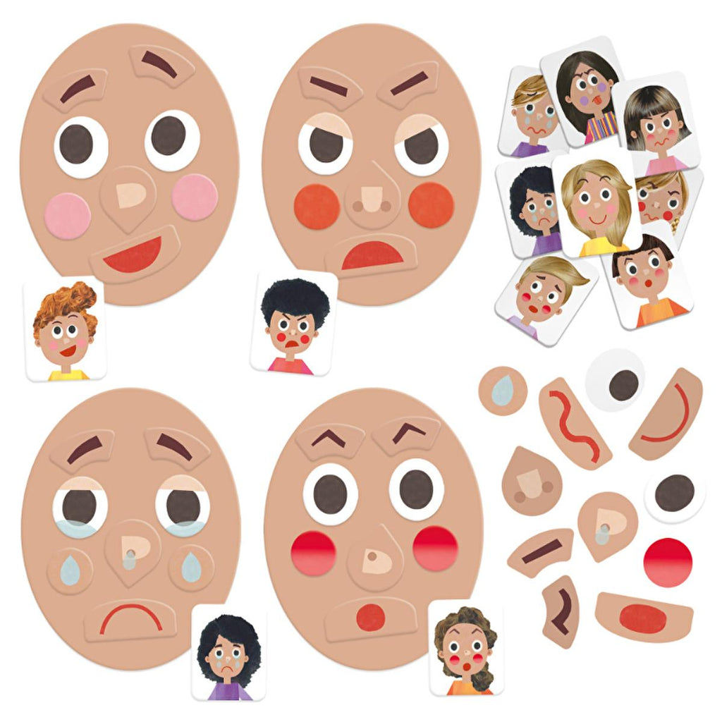Headu Educational Toy - Funny Faces Game for Kids (3-6 Years) - Creative Play, Imaginative Learning