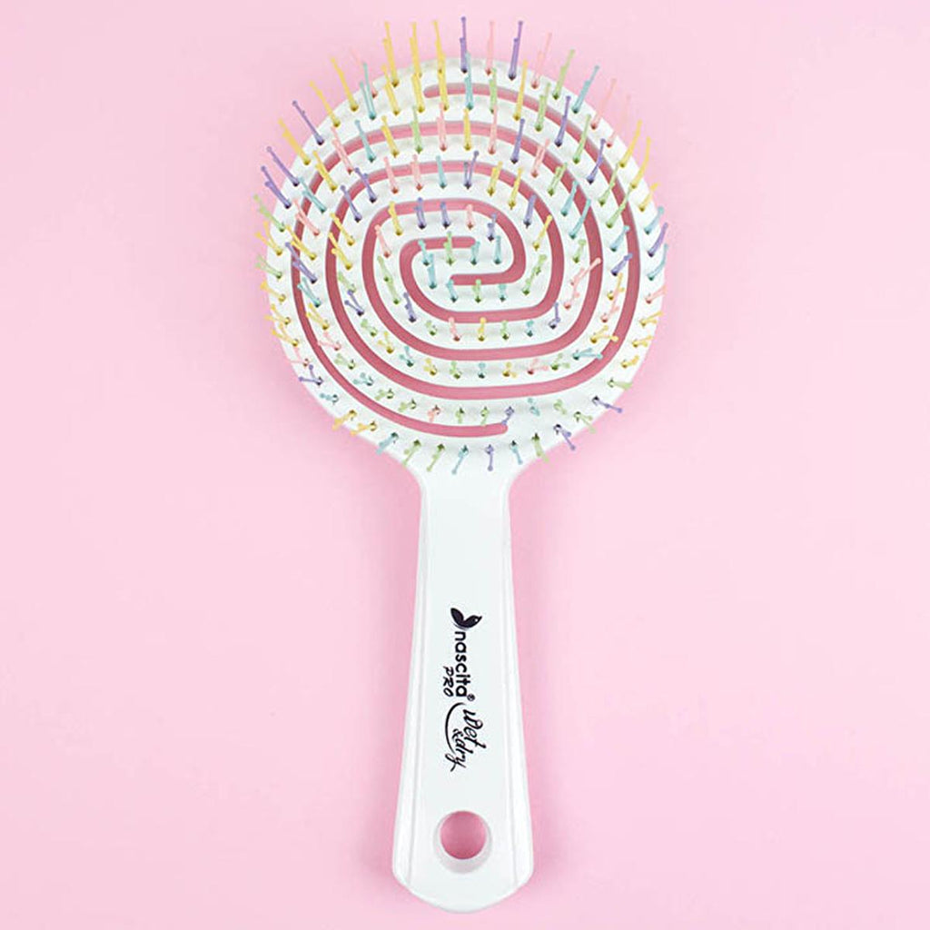 Nascita Pro Hair Brush - GemTips Detangling Brush for Wet & Dry Hair, Anti-Static, Gentle on Scalp