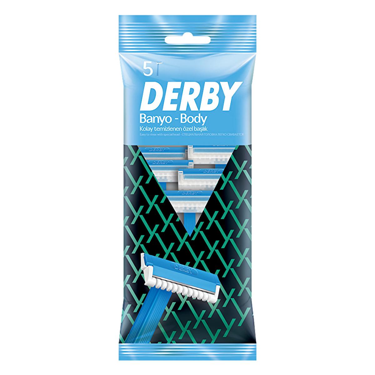 Derby Disposable Razor 5-Pack - Convenient & Hygienic Shaving Solution for Smooth Body Shaving