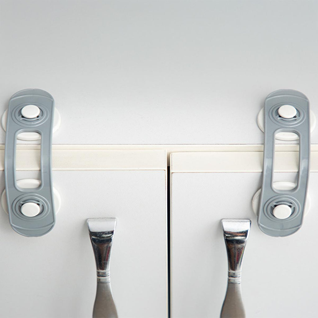 Babyjem Multi-Purpose Safety Lock - Easy Installation Childproofing Solution for Cabinets & Drawers