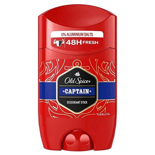 Old Spice Captain Deodorant Stick - Anti-Perspirant for Men, Long Lasting Odor & Sweat Protection, No White Marks