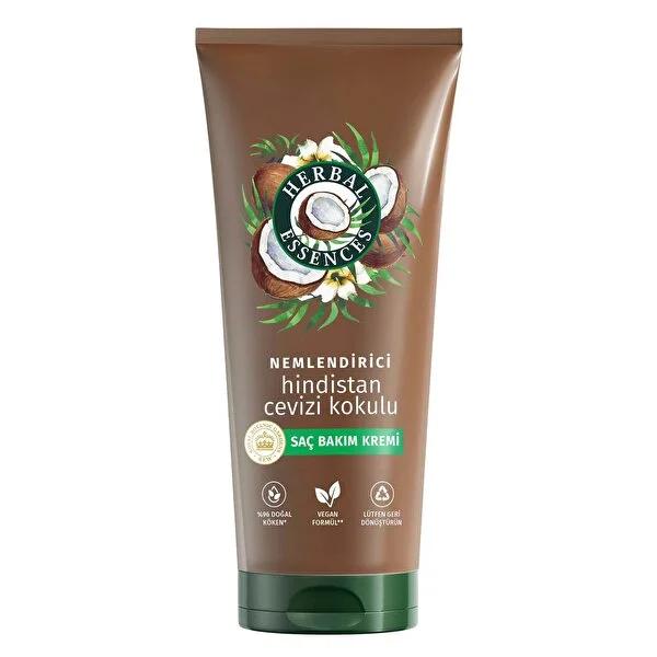 Herbal Essences Coconut Hair Cream 250ml - Moisturizing, Vegan, Natural Hair Care