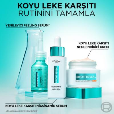 Loreal Paris Bright Reveal Peeling Serum - AHA BHA PHA Exfoliating Skincare for Renewal and Brightening