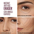 Maybelline Instant Anti Age Eraser High Coverage Concealer - Brightens, Contours, and Covers Imperfections