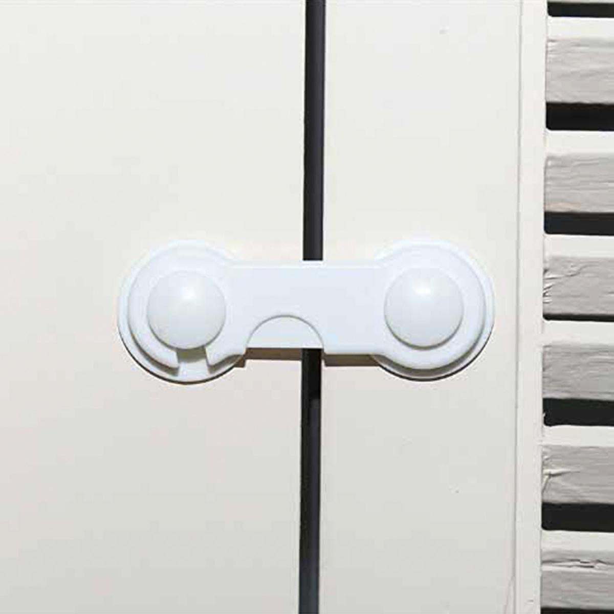 Miny Baby Cabinet Safety Lock - Child Safe Cabinet Locks with 3M Adhesive Tape, 2 Pack
