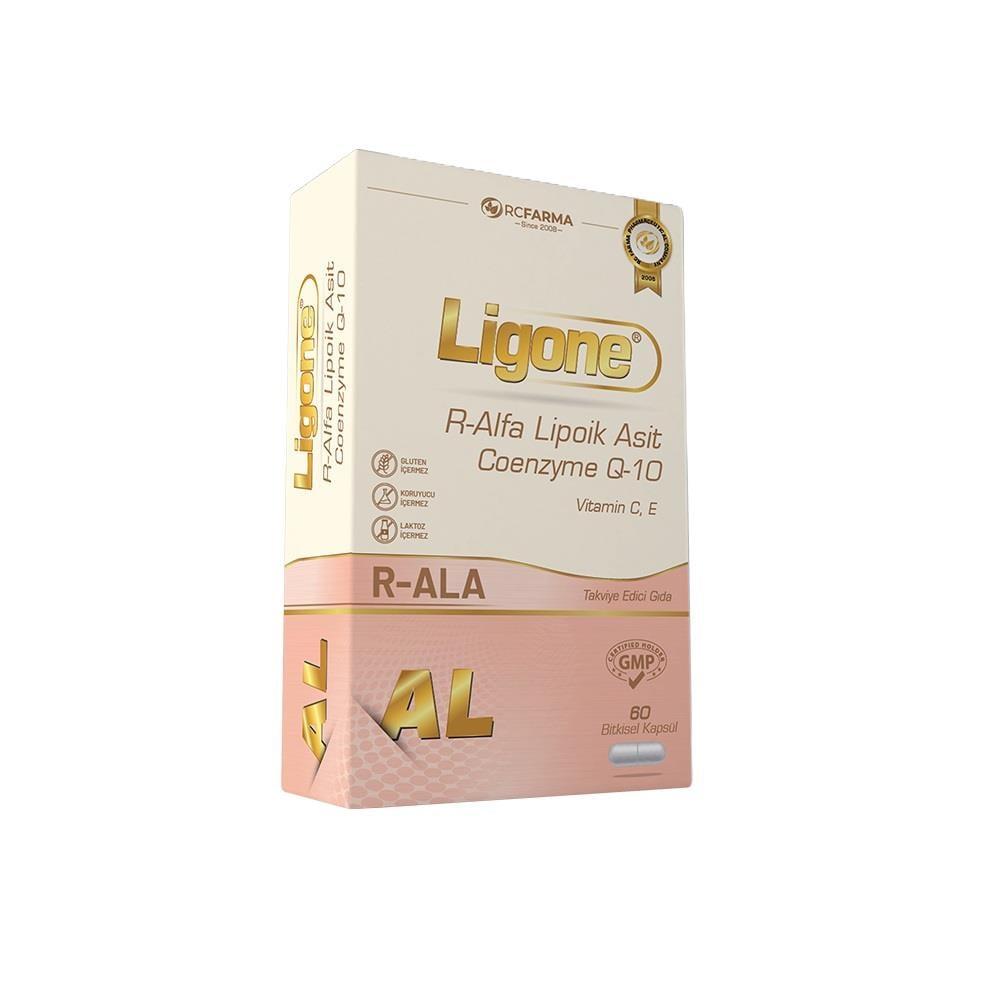 Ligone Alpha Lipoic Acid & Q-10 Dietary Supplement 60 Capsules