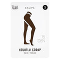 Eklips Cocoa Pantyhose Soft Sheer Tights in Size S