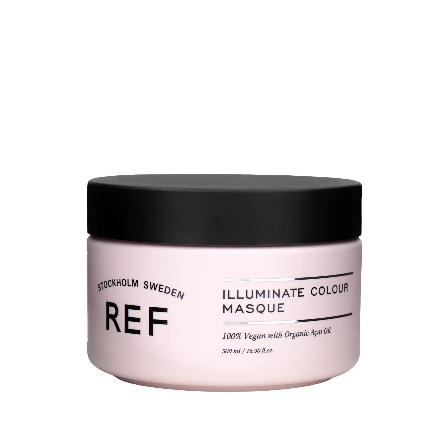 REF Illuminate Colour Hair Care Mask - 500ml Nourishing & Shine Enhancer for Colored Hair