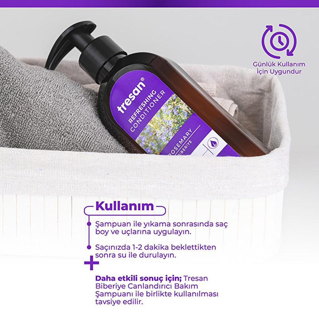 Tresan Sulfate-Free Rosemary Hair Conditioner for Nourished Hair - 300ml