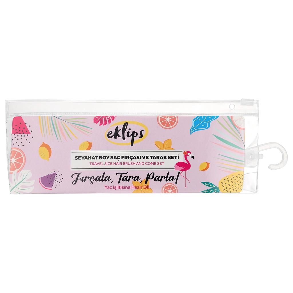 Eklips Summer Hair Brush & Comb Set (Assorted)