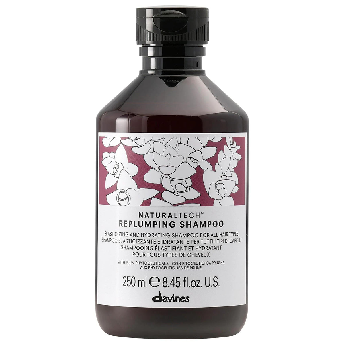 Moroccanoil Replumping Shampoo - Vegan, Sulfate-Free, Hydrating Shampoo for Fine Hair with Plum Phytoceuticals