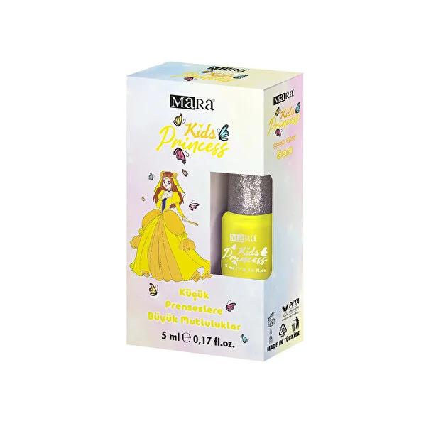 Mara Kids Princess Water-Based Nail Polish for Children - Non-Toxic, Easy to Apply and Remove, Safe Kids Nail Care