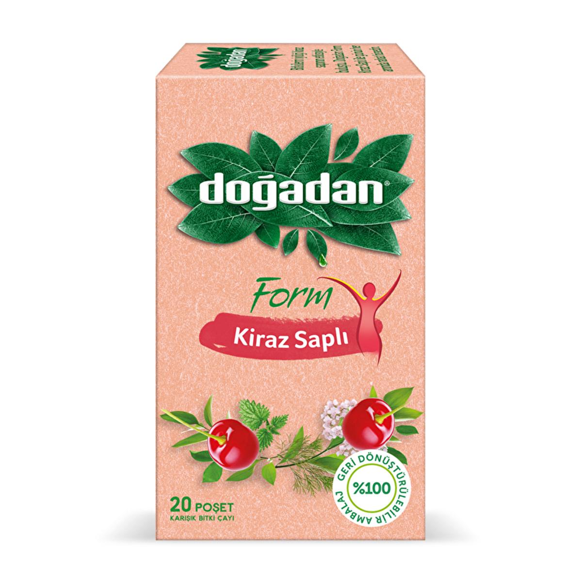 Doğadan Herbal Tea with Cherry Stalk - 20 Tea Bags