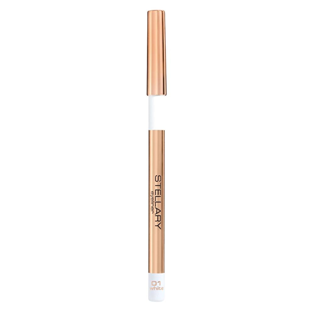 Stellary Eyeliner Pencil 01 White Smooth Wear