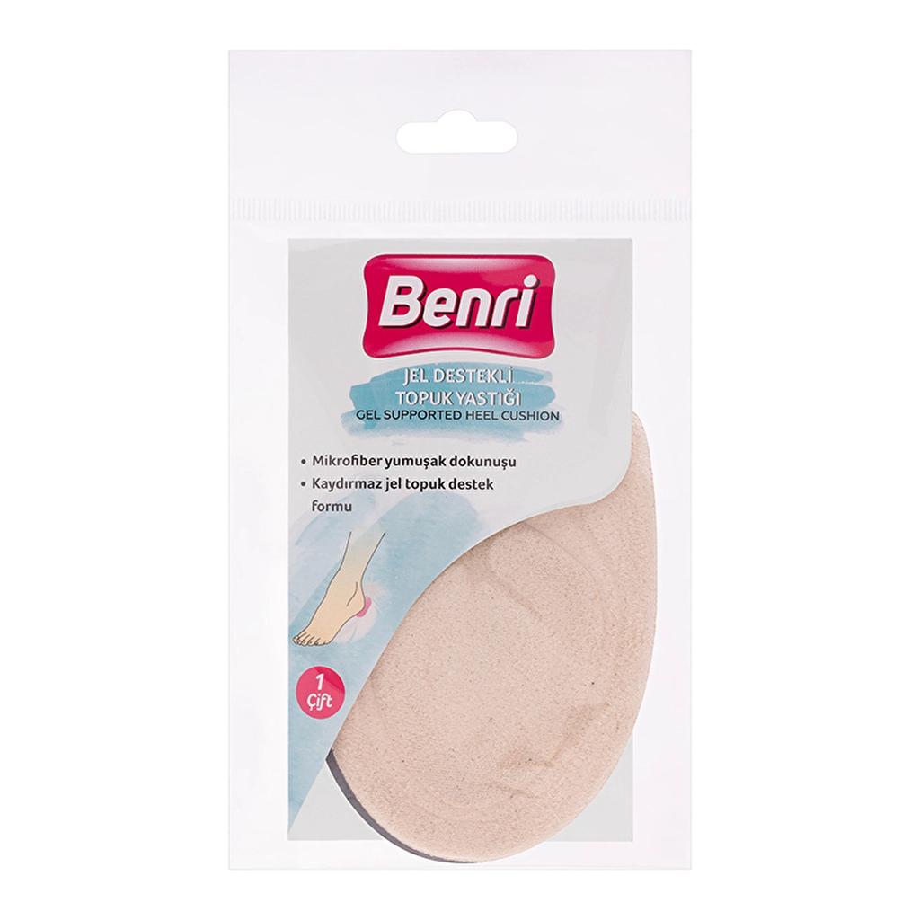 Benri Gel Heel Cushions for All-Day Comfort 1 Pair