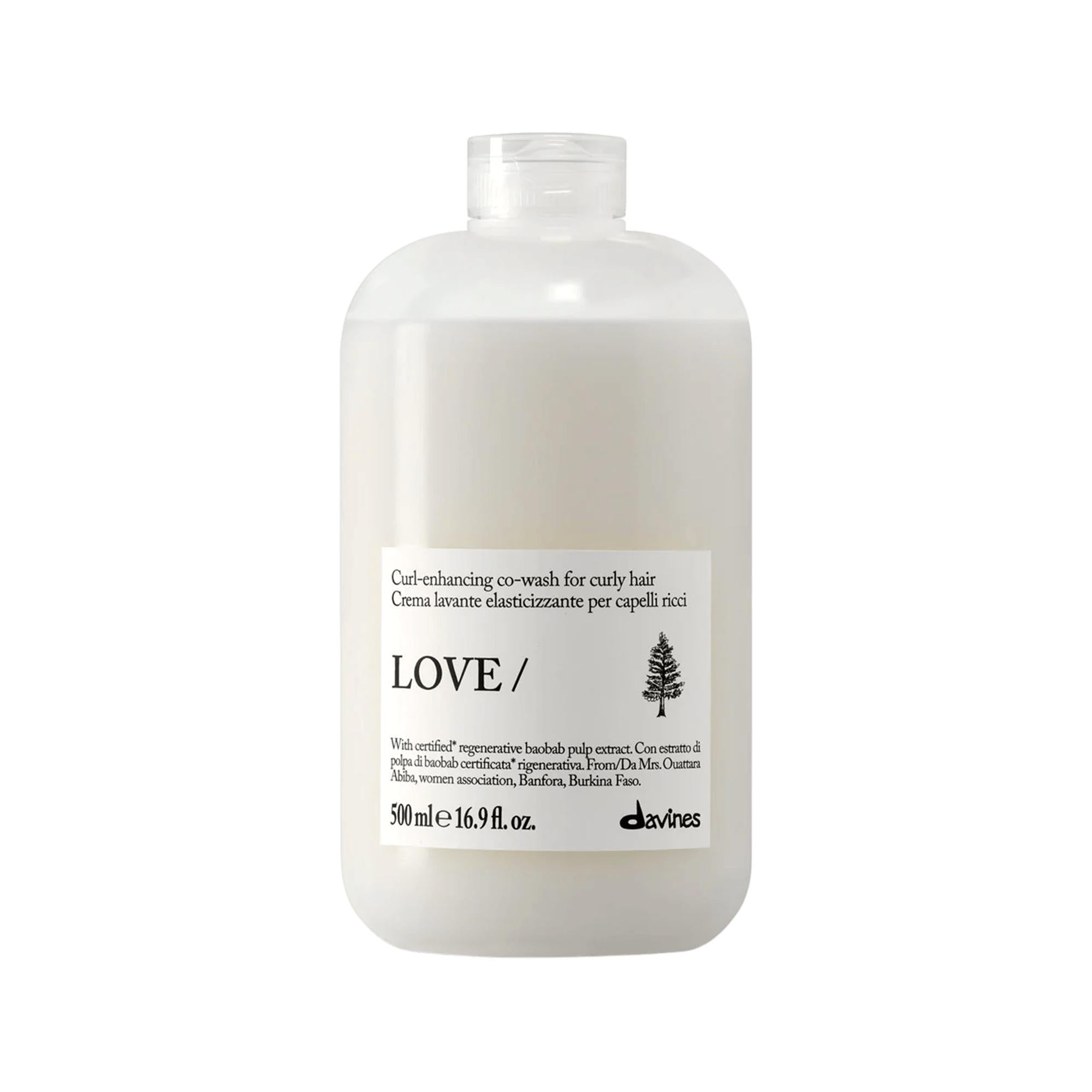 Davines Love Curl Co Wash Cleansing Cream for Curly Hair 500 ml