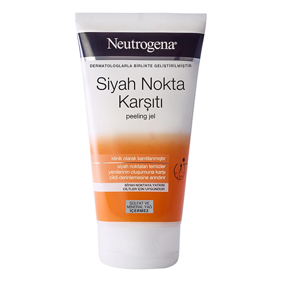 Neutrogena Visibly Clear Exfoliating Cleanser - Gentle Blackhead Removal & Pore Cleansing for Acne-Prone Skin