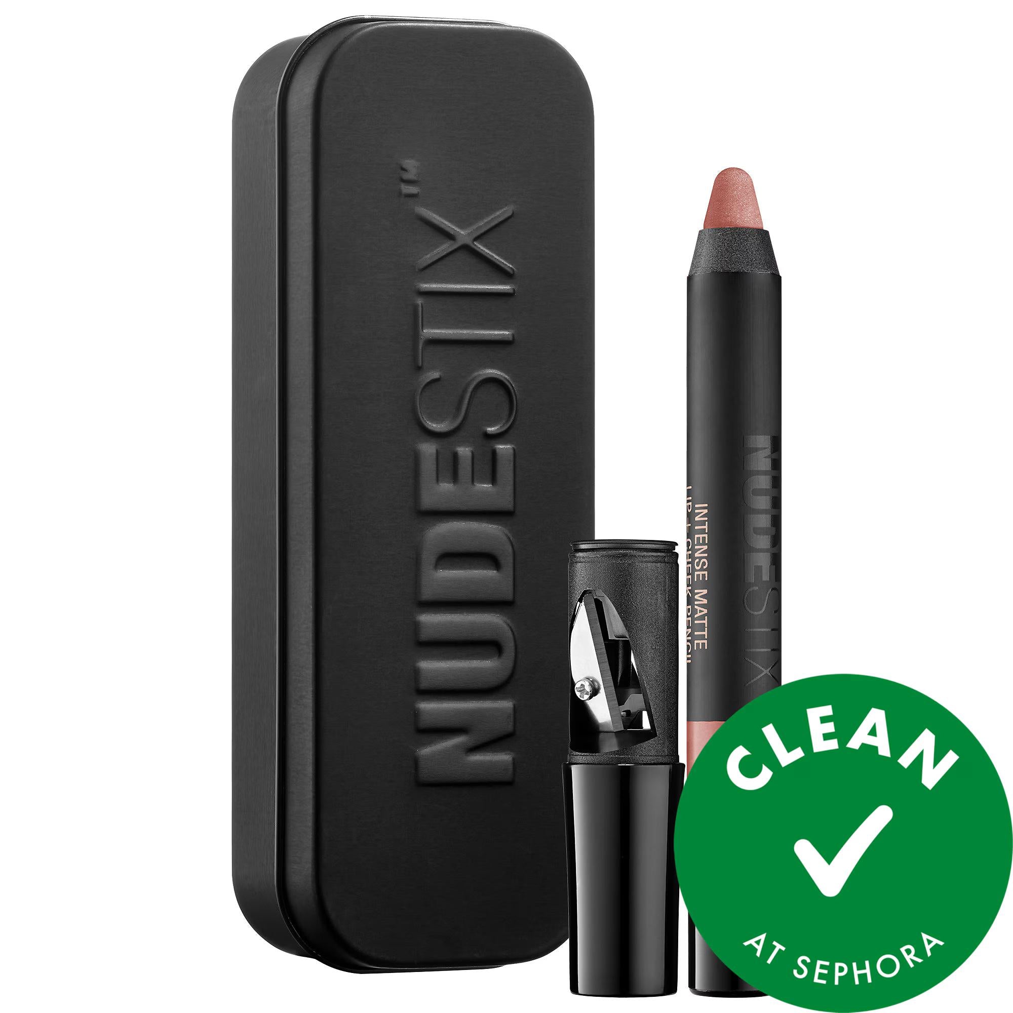 Nudestix Intense Matte Lip + Cheek Pencil: Long-Lasting, Non-Drying Color for Lips & Cheeks - Clean Beauty, Multi-Use Makeup