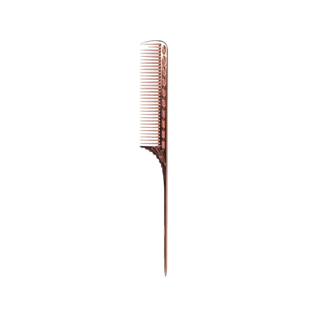 Trina Aluminium Hair Comb Bronze - Durable Styling Tool for Effortless Grooming