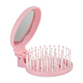 ProCo Beauty Macaron Hairbrush with Mirror, Compact Travel Size