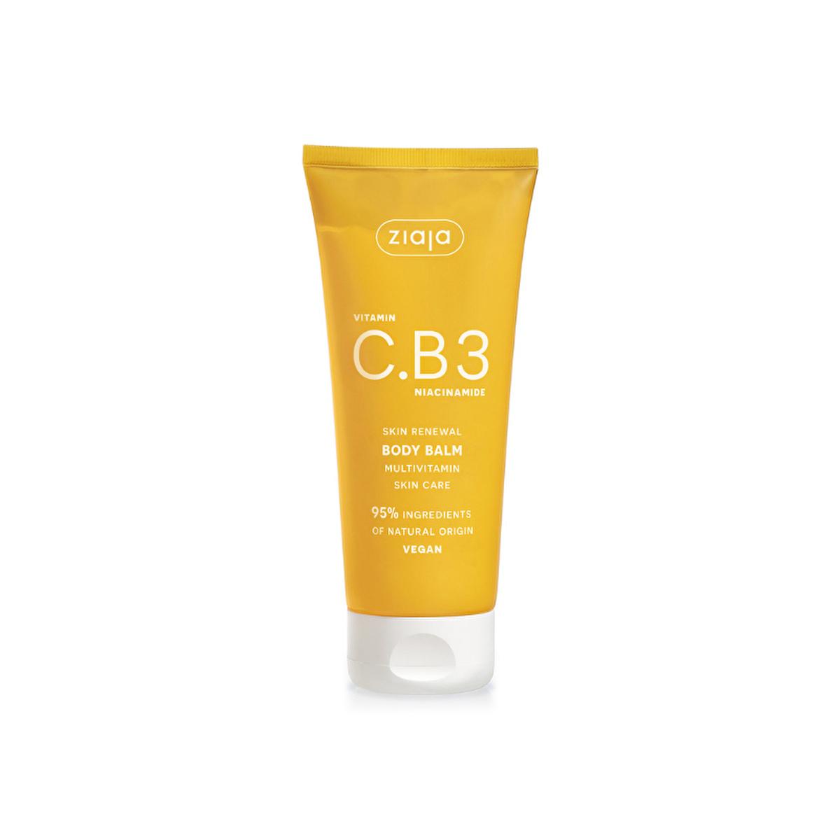 Ziaja Vitamin C B3 Niacinamide Body Cream: Brighten Skin, Anti-Aging, & Hydrate Dry Skin - Lightweight 6.76 fl oz