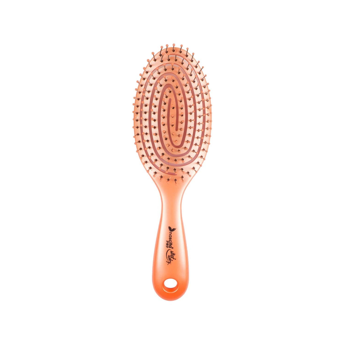 Nascita Pro Wet Dry 3D Fleksi Hair Brush - Orange, Detangling, Gentle, Versatile for Wet & Dry Hair