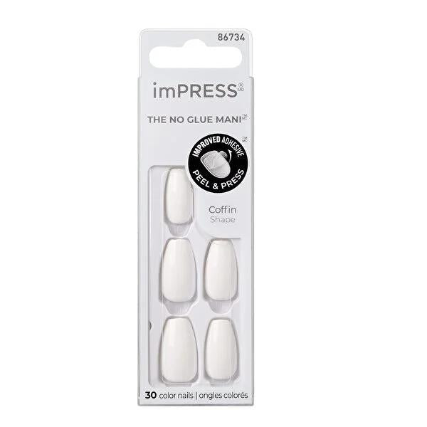 ImPress Color Self-Adhesive Press-On Nails - Medium Frosting Finish, Easy & Long-Lasting